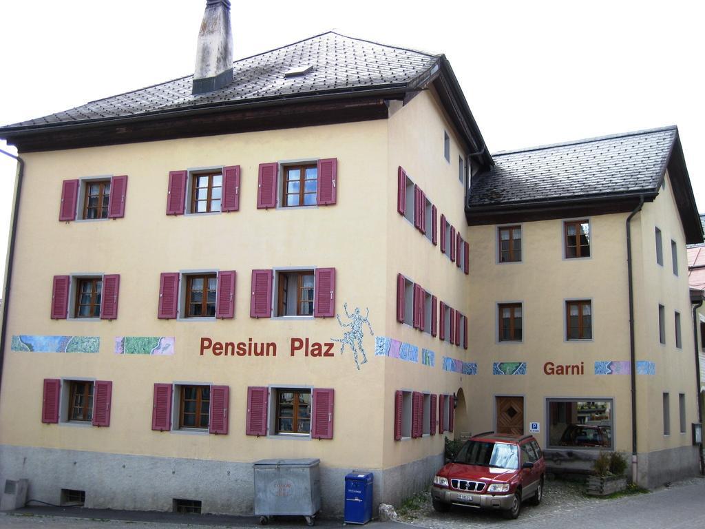 Pensiun Garni Plaz Scuol Exterior foto