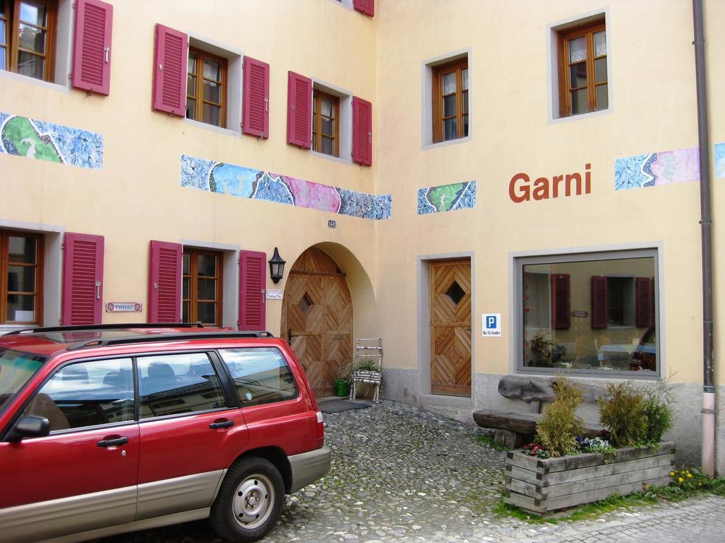Pensiun Garni Plaz Scuol Exterior foto